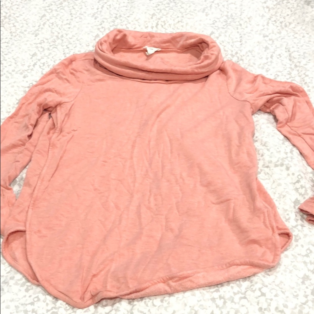 Loft cowl neckline top